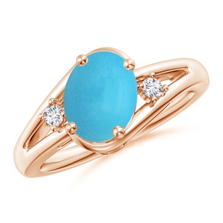 Oval AA Turquoise