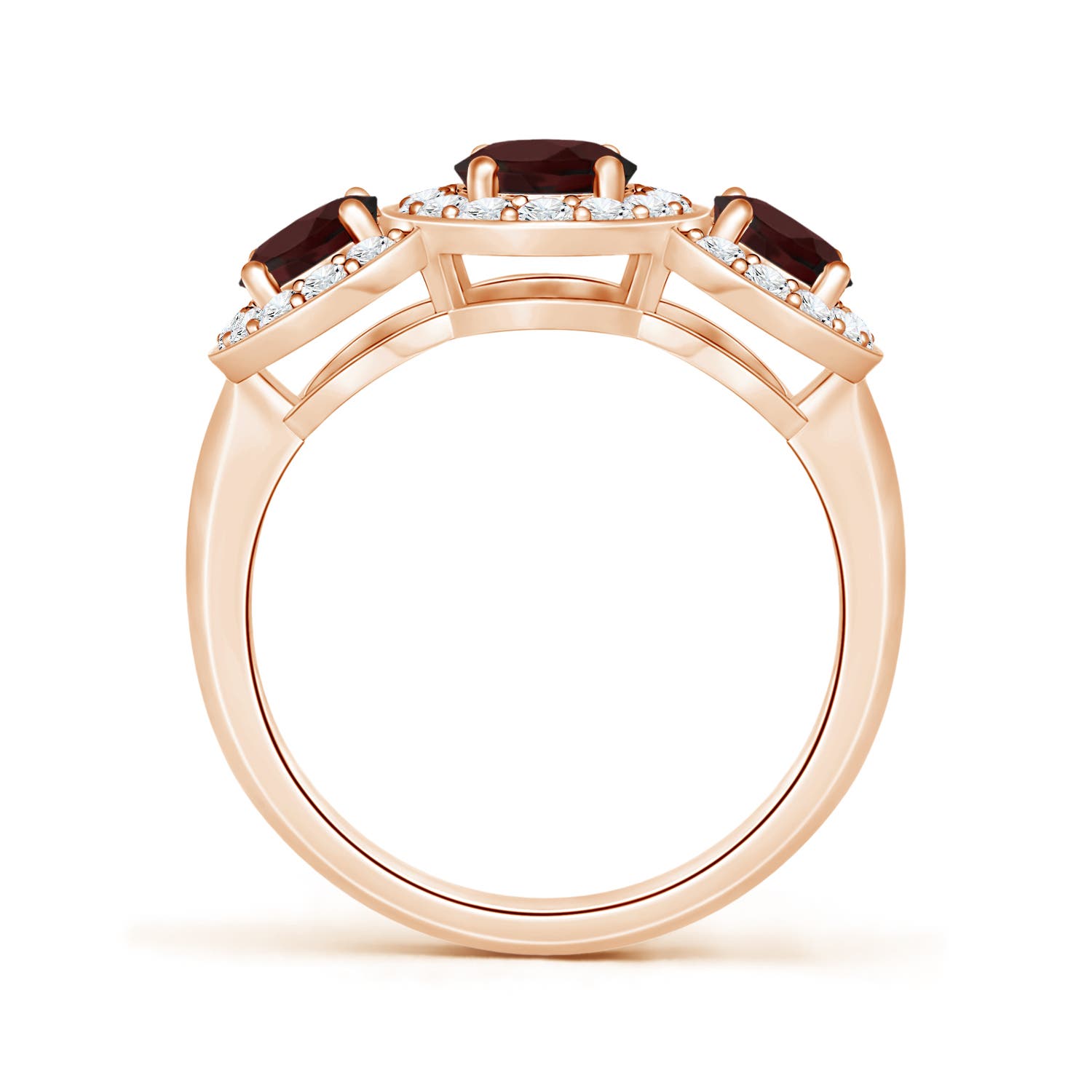 A - Garnet / 2.49 CT / 14 KT Rose Gold