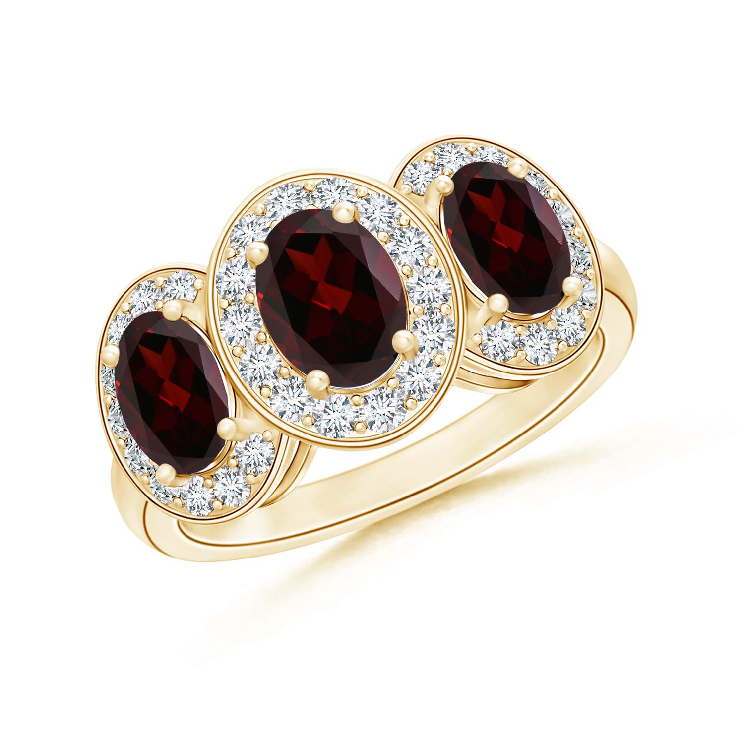 A - Garnet / 2.49 CT / 14 KT Yellow Gold