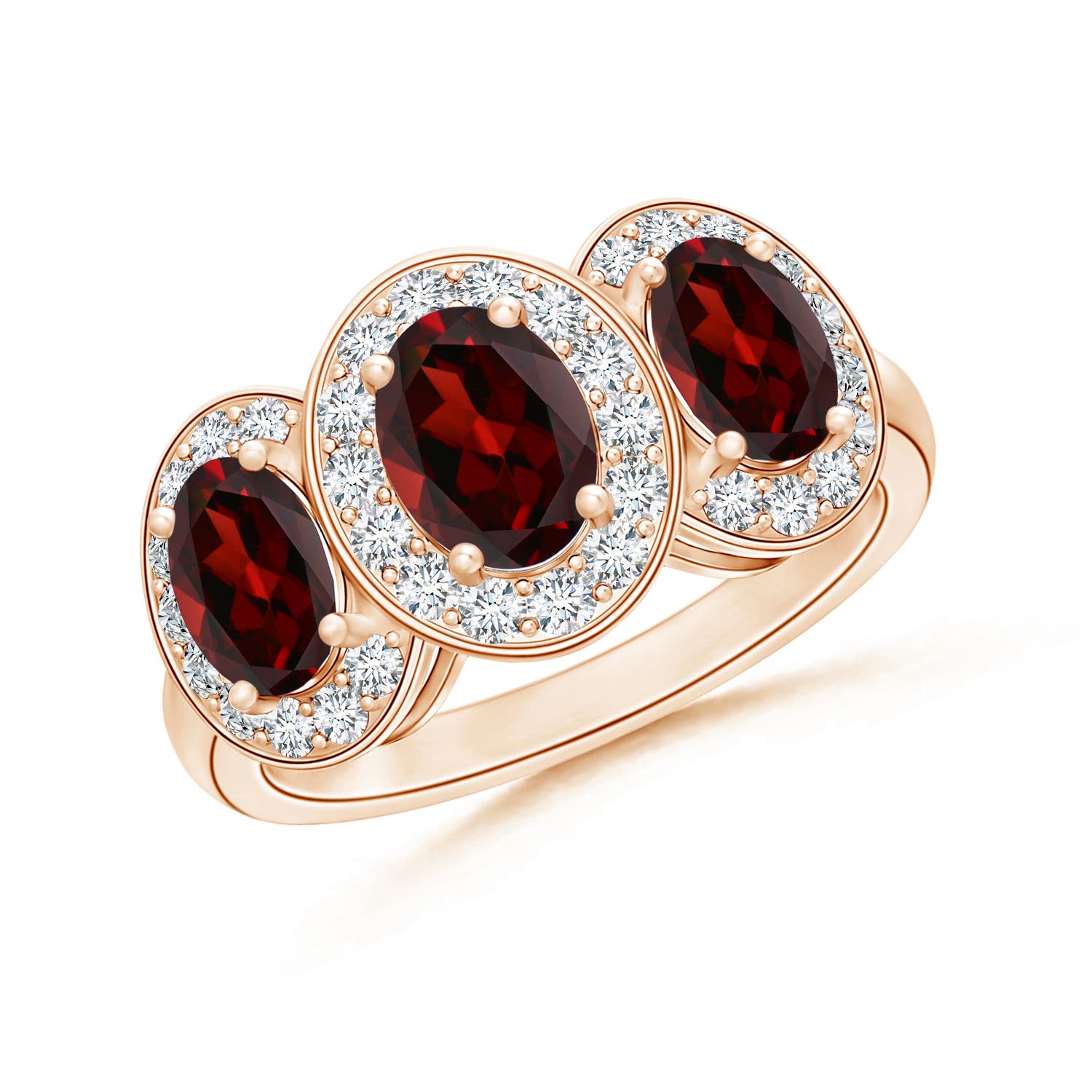 AAA - Garnet / 2.49 CT / 14 KT Rose Gold