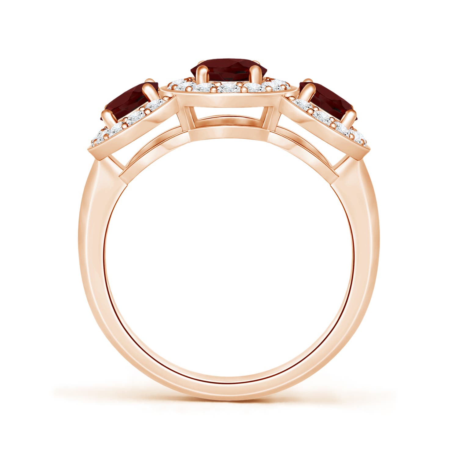 AAA - Garnet / 2.49 CT / 14 KT Rose Gold