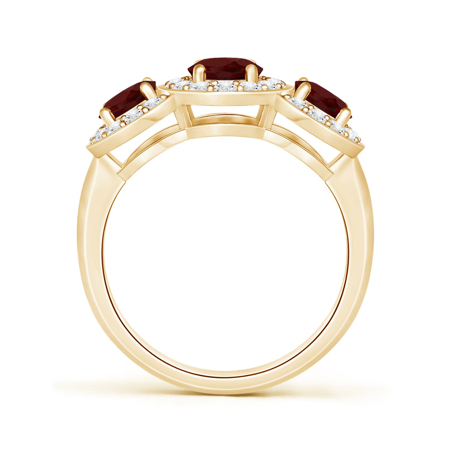 AAA - Garnet / 2.49 CT / 14 KT Yellow Gold