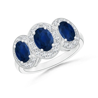 Oval AA Blue Sapphire