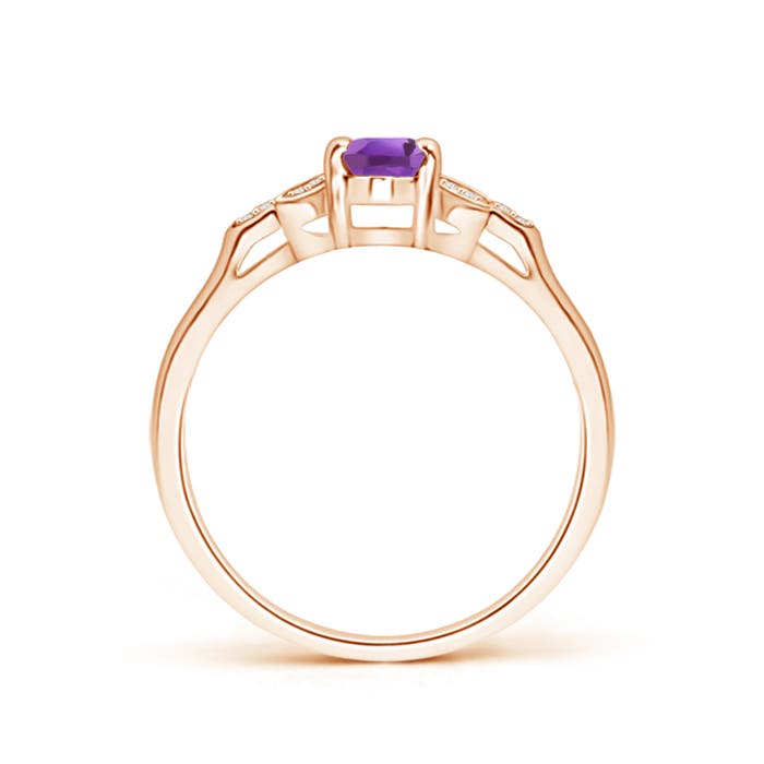 A - Amethyst / 0.46 CT / 14 KT Rose Gold