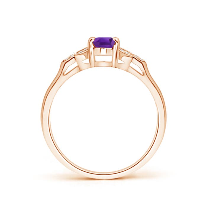 AAA - Amethyst / 0.46 CT / 14 KT Rose Gold