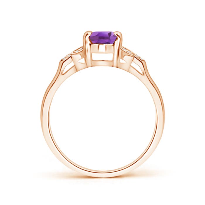 A - Amethyst / 0.8 CT / 14 KT Rose Gold