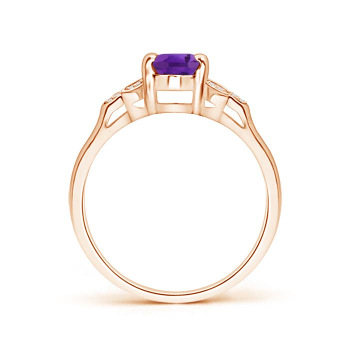 AAA - Amethyst / 0.8 CT / 14 KT Rose Gold