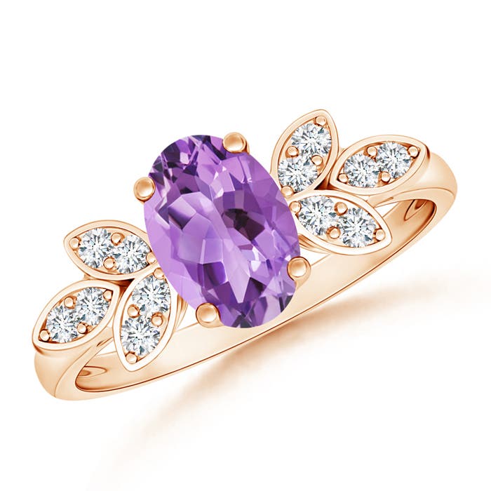 A - Amethyst / 1.27 CT / 14 KT Rose Gold