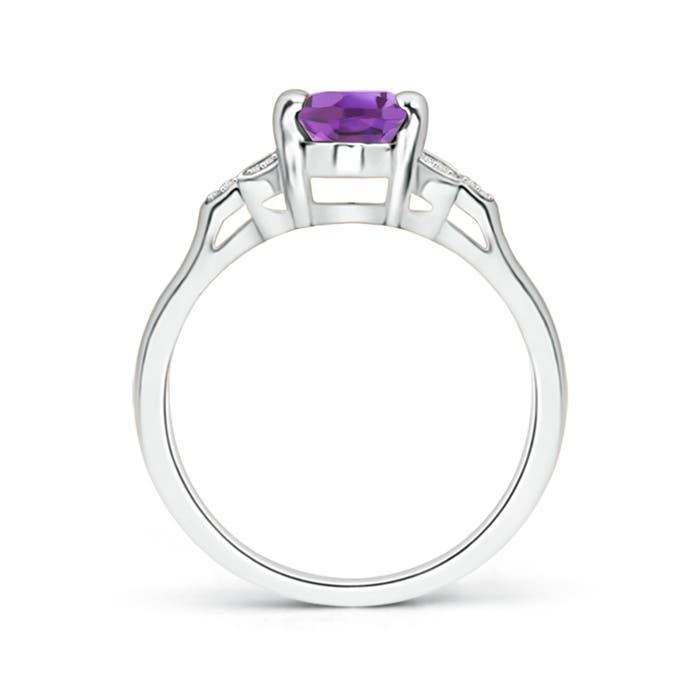 A - Amethyst / 1.27 CT / 14 KT White Gold