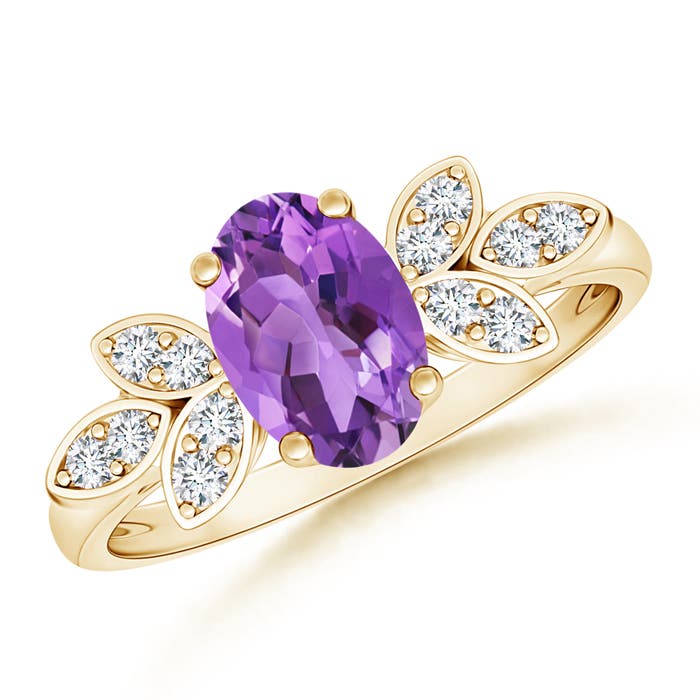 AA - Amethyst / 1.27 CT / 14 KT Yellow Gold