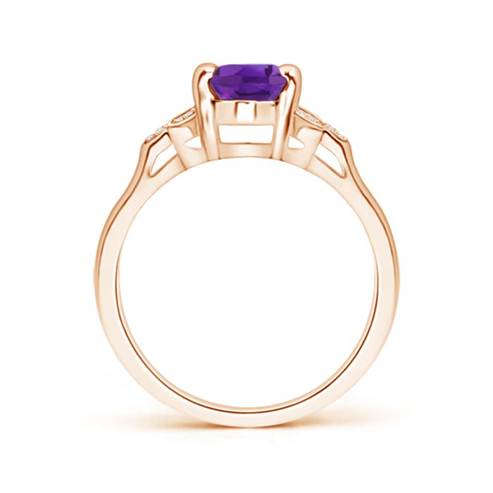 AAA - Amethyst / 1.27 CT / 14 KT Rose Gold