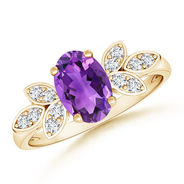 AAA - Amethyst / 1.27 CT / 14 KT Yellow Gold