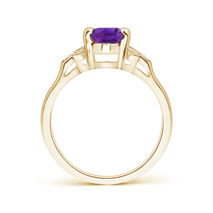 AAA - Amethyst / 1.27 CT / 14 KT Yellow Gold