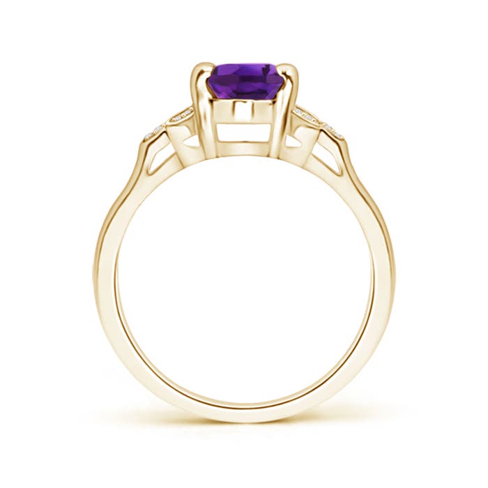 AAAA - Amethyst / 1.27 CT / 14 KT Yellow Gold