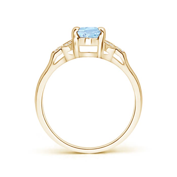 AA - Aquamarine / 0.7 CT / 14 KT Yellow Gold