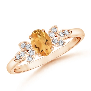 Oval A Citrine