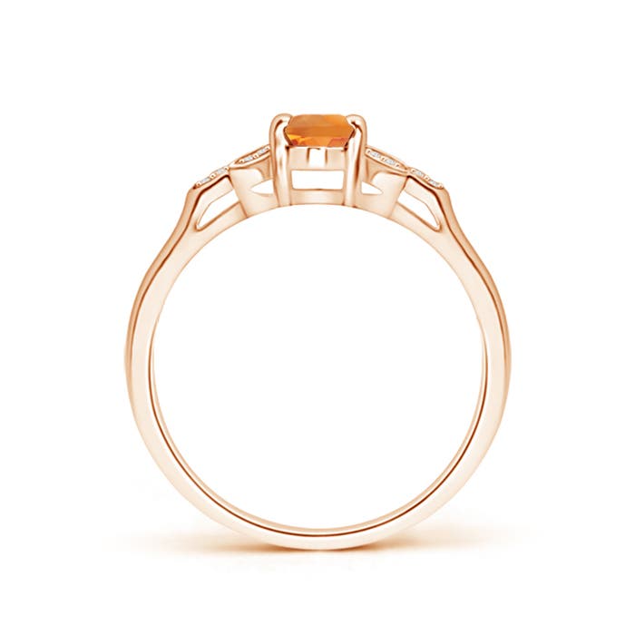 AAA - Citrine / 0.46 CT / 14 KT Rose Gold