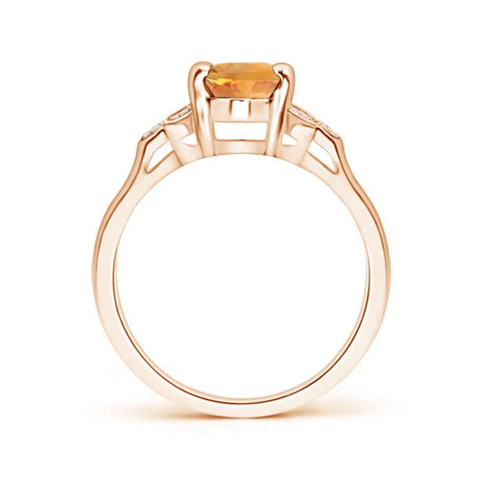 AA - Citrine / 1.22 CT / 14 KT Rose Gold