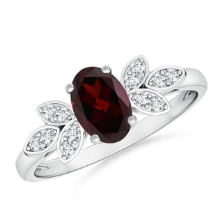 Oval A Garnet
