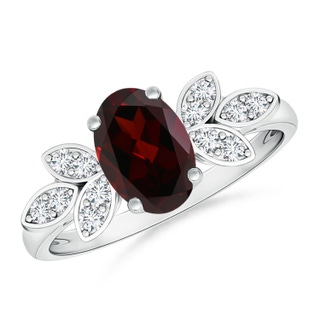 Oval A Garnet