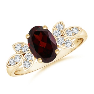 Oval A Garnet