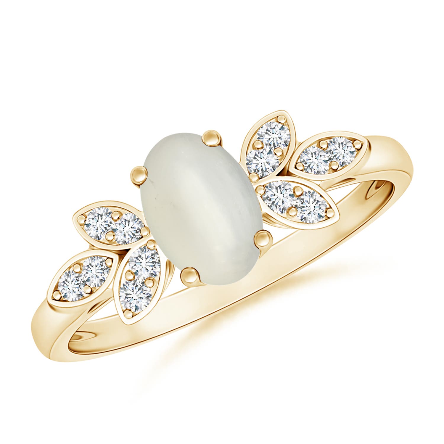 AAA - Moonstone / 0.78 CT / 14 KT Yellow Gold