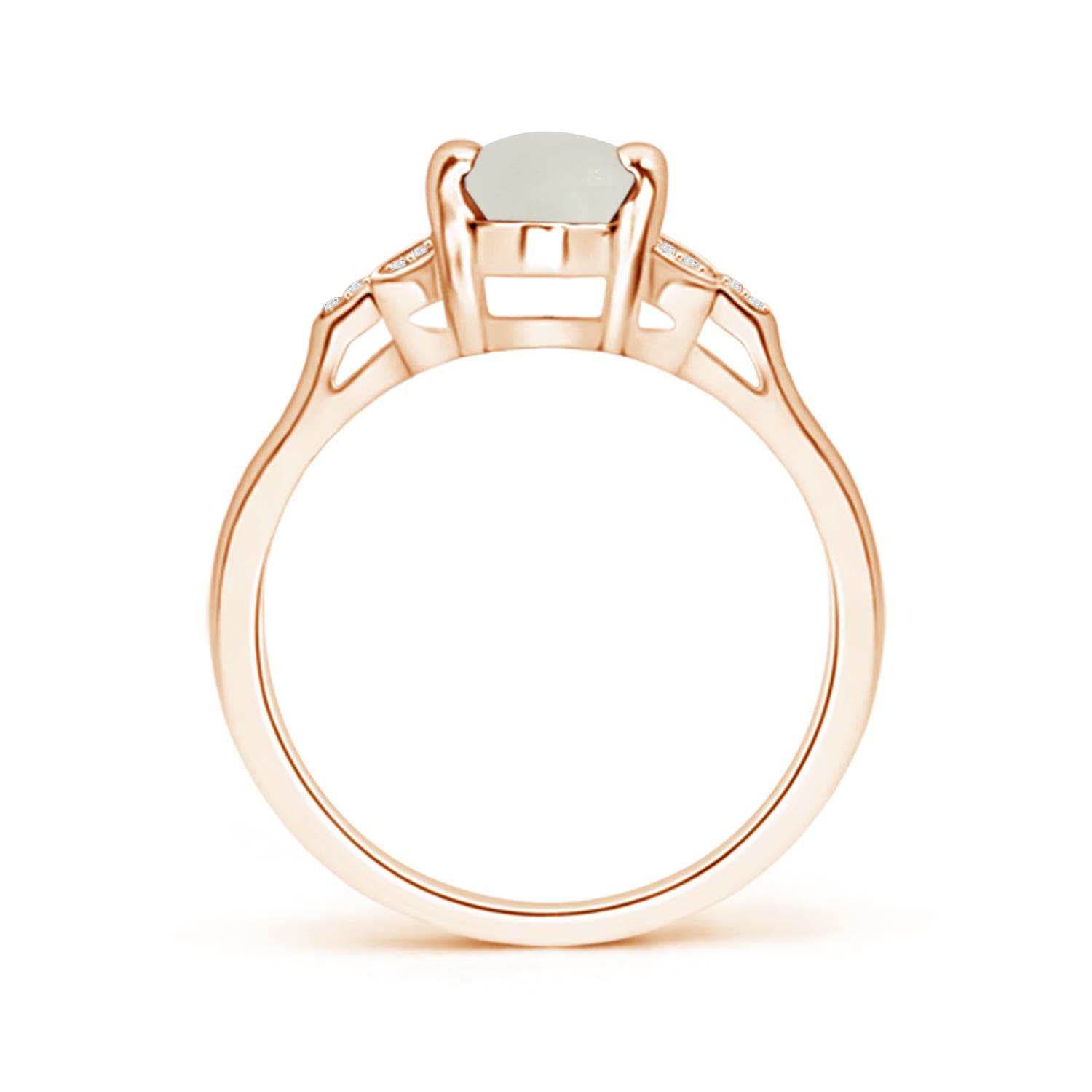 AAA - Moonstone / 1.22 CT / 14 KT Rose Gold