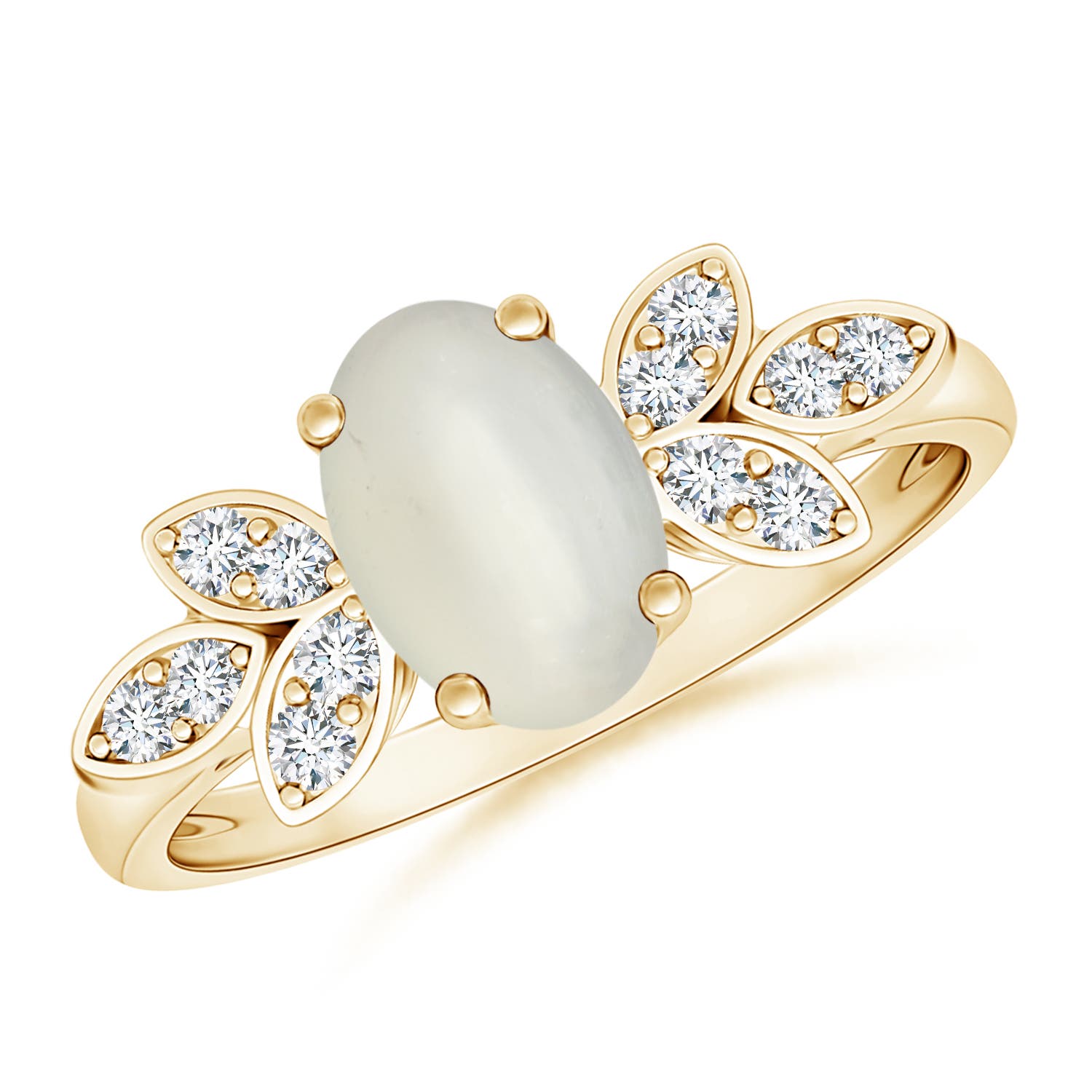 AAA - Moonstone / 1.22 CT / 14 KT Yellow Gold