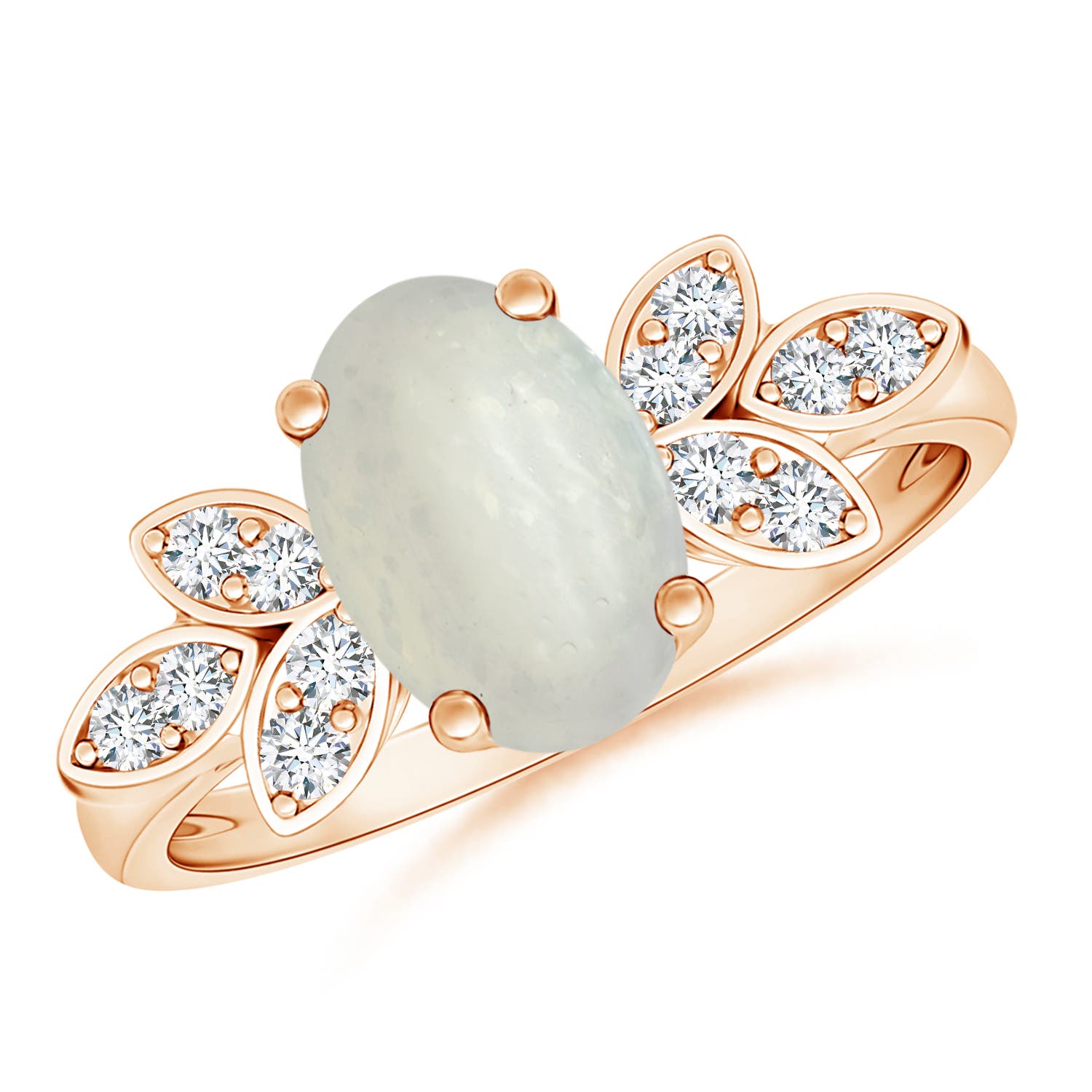 A - Moonstone / 1.84 CT / 14 KT Rose Gold