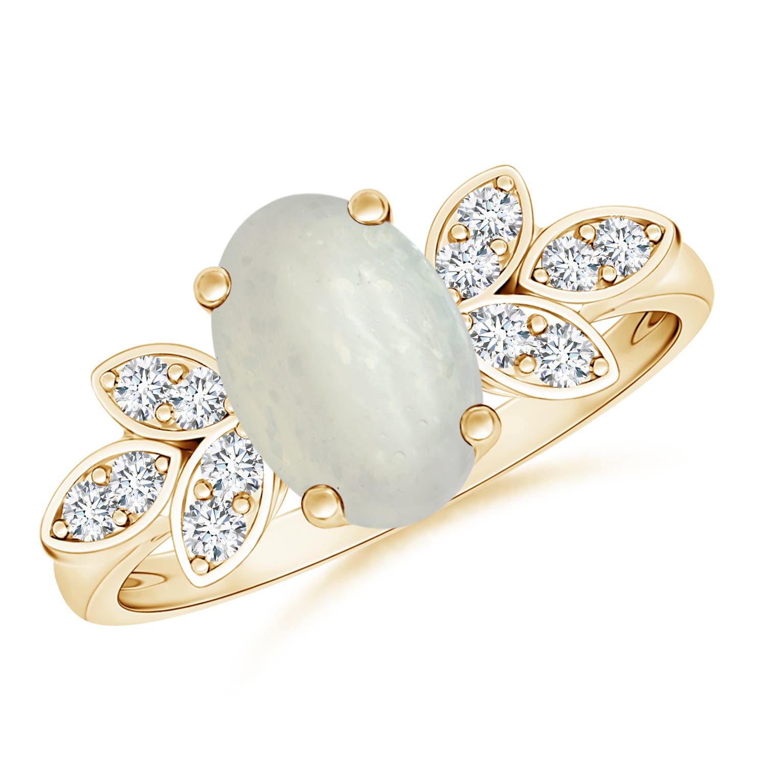 A - Moonstone / 1.84 CT / 14 KT Yellow Gold