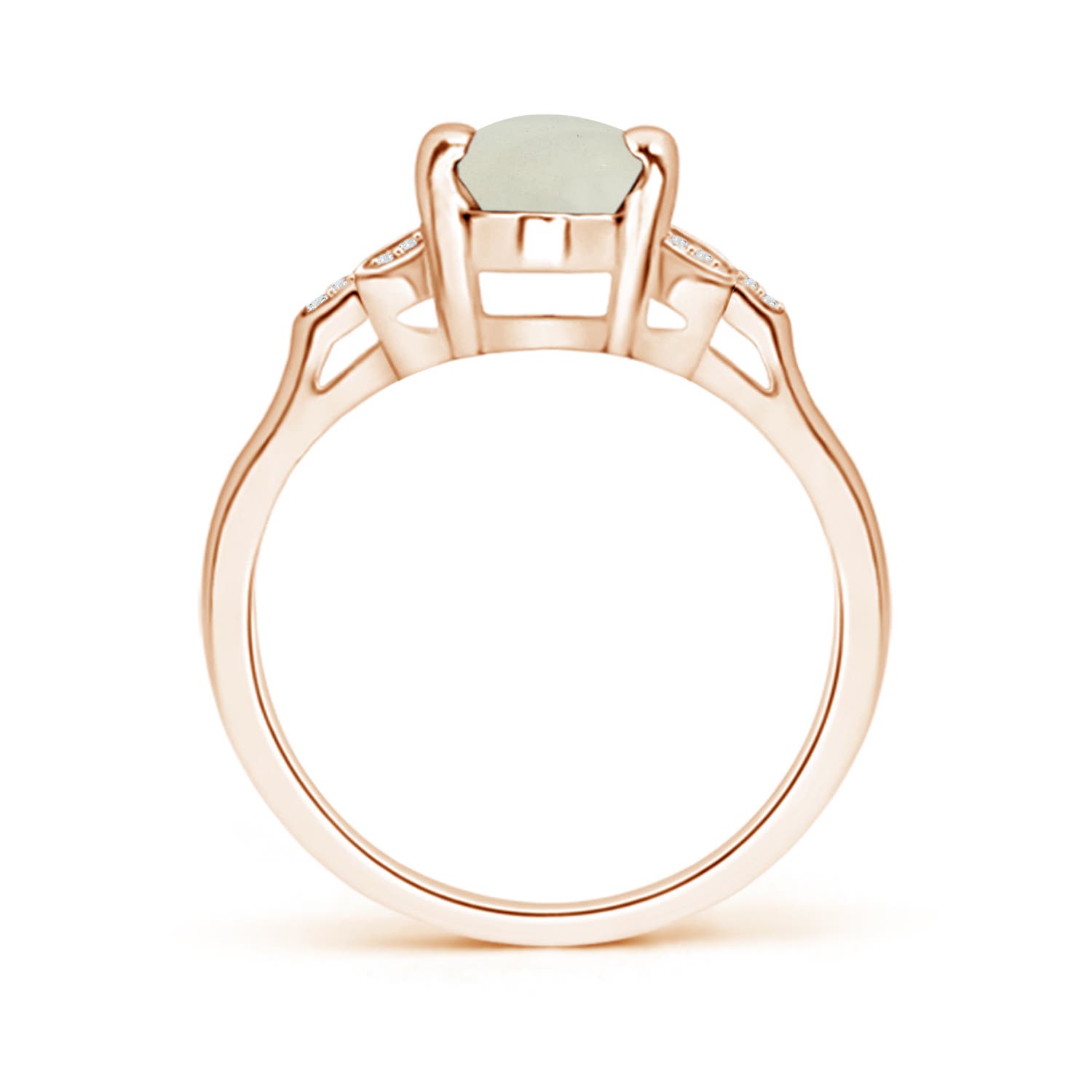 AA - Moonstone / 1.84 CT / 14 KT Rose Gold