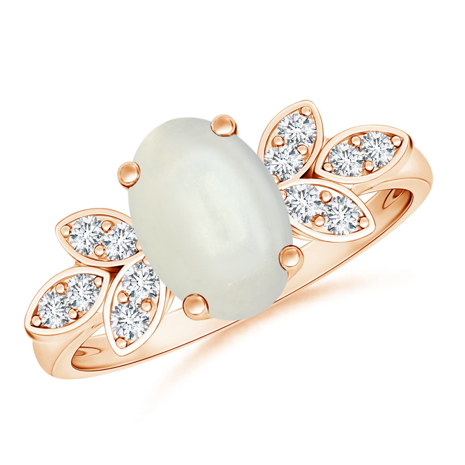 AAAA - Moonstone / 1.84 CT / 14 KT Rose Gold