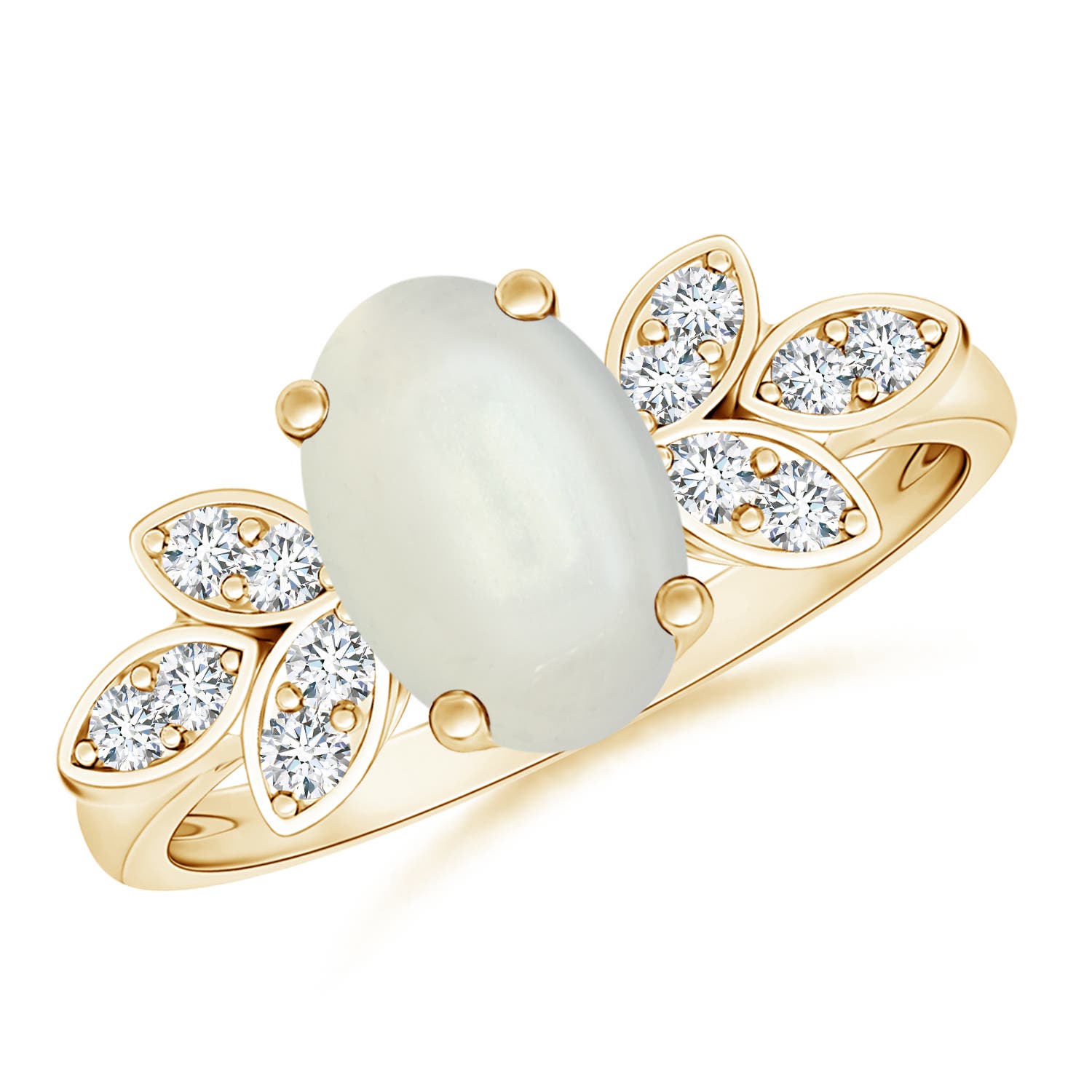 AAAA - Moonstone / 1.84 CT / 14 KT Yellow Gold