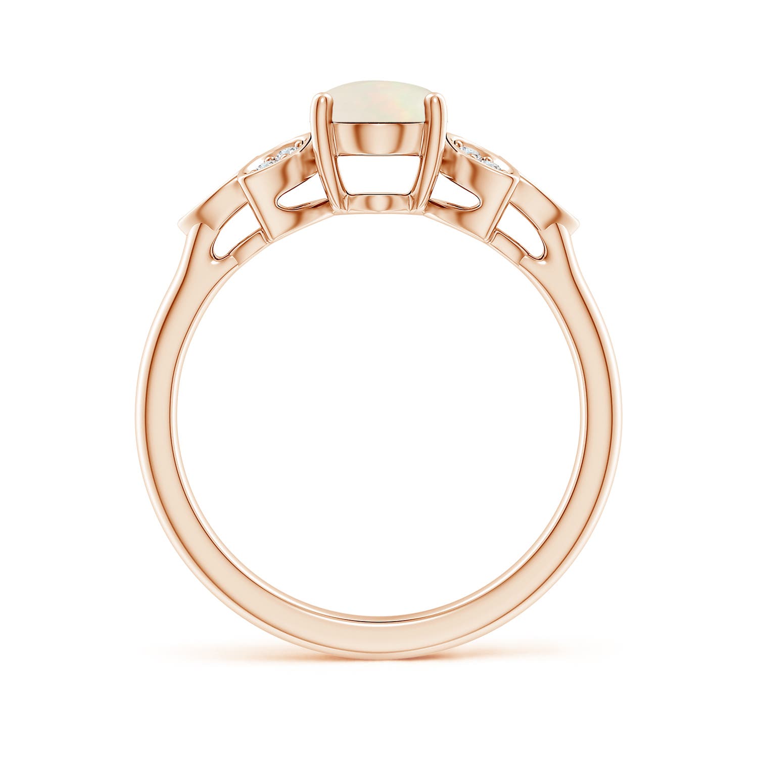 A - Opal / 0.92 CT / 14 KT Rose Gold