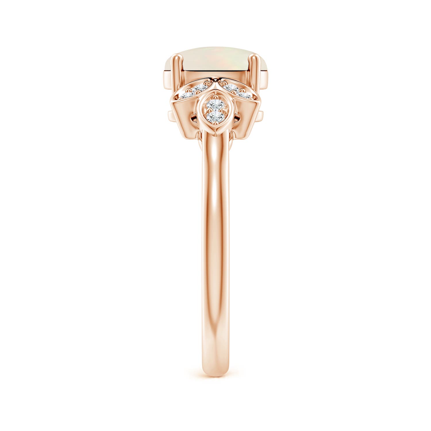 A - Opal / 0.92 CT / 14 KT Rose Gold