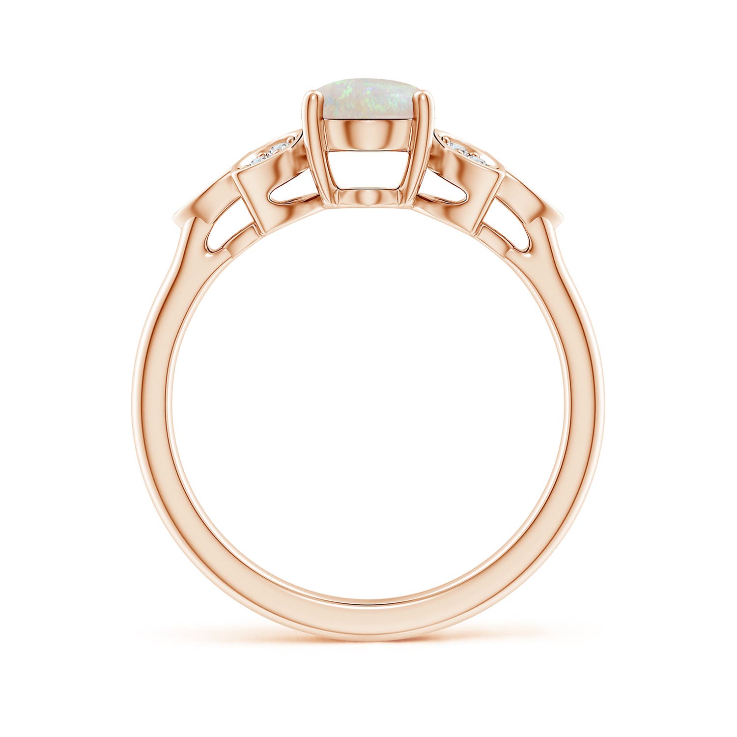 AA - Opal / 0.92 CT / 14 KT Rose Gold