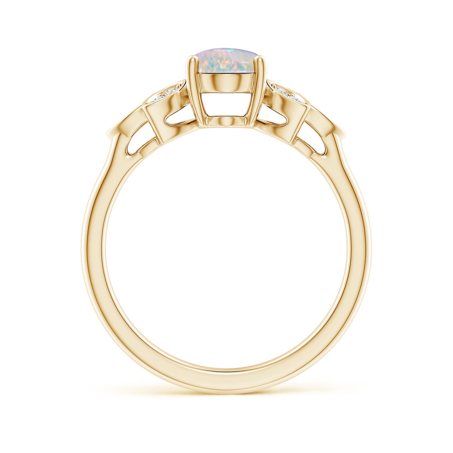 AAAA - Opal / 0.92 CT / 14 KT Yellow Gold