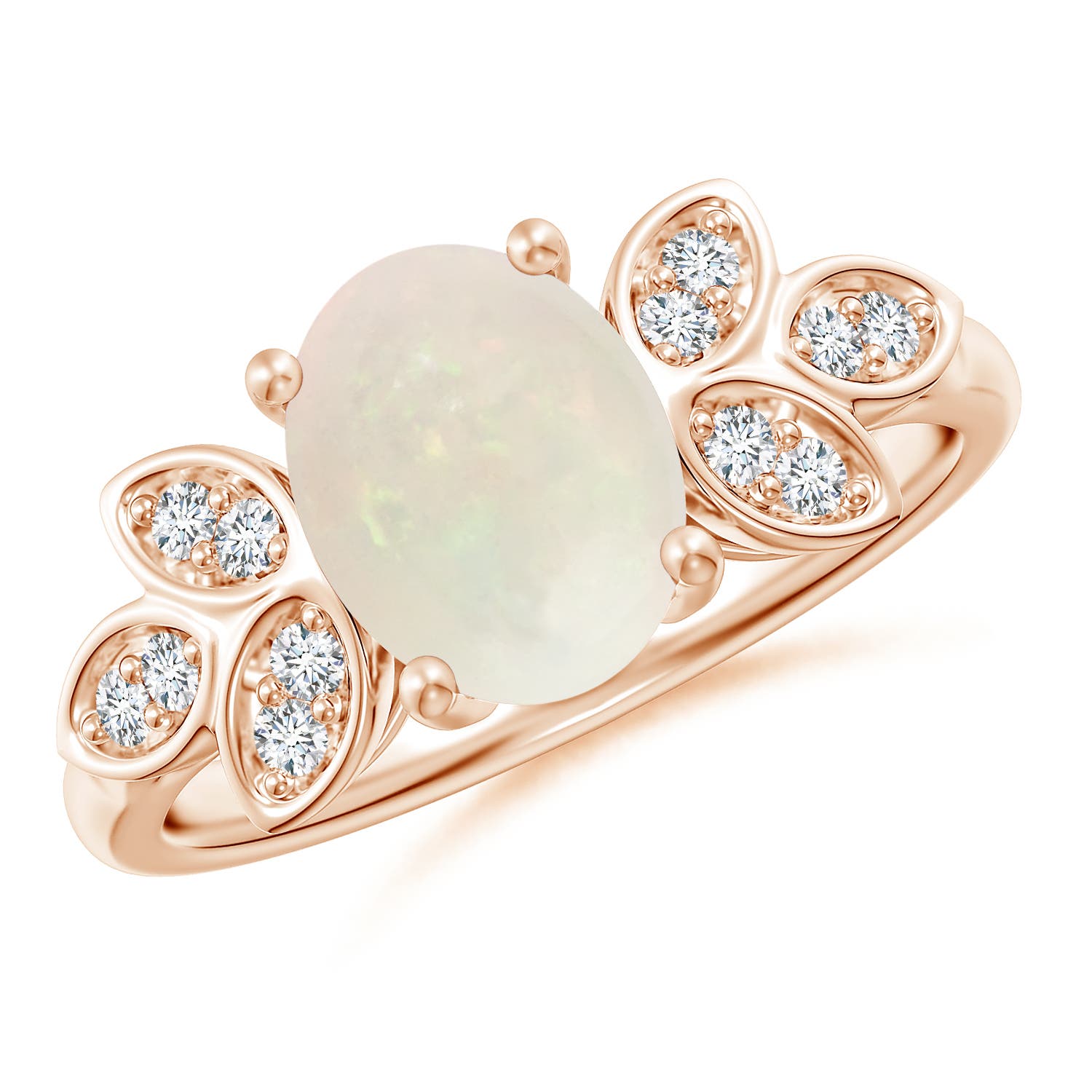 A - Opal / 1.24 CT / 14 KT Rose Gold