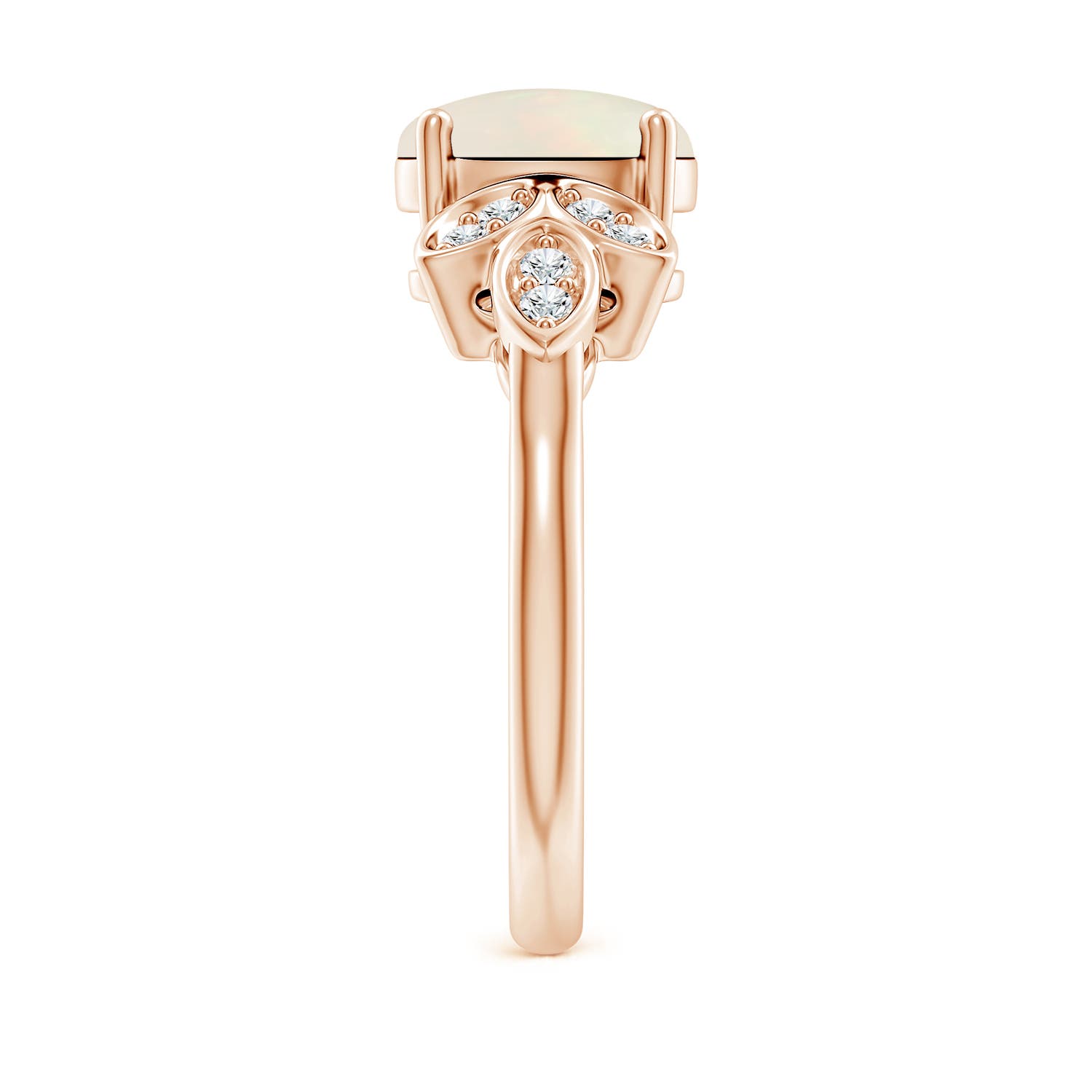 A - Opal / 1.24 CT / 14 KT Rose Gold