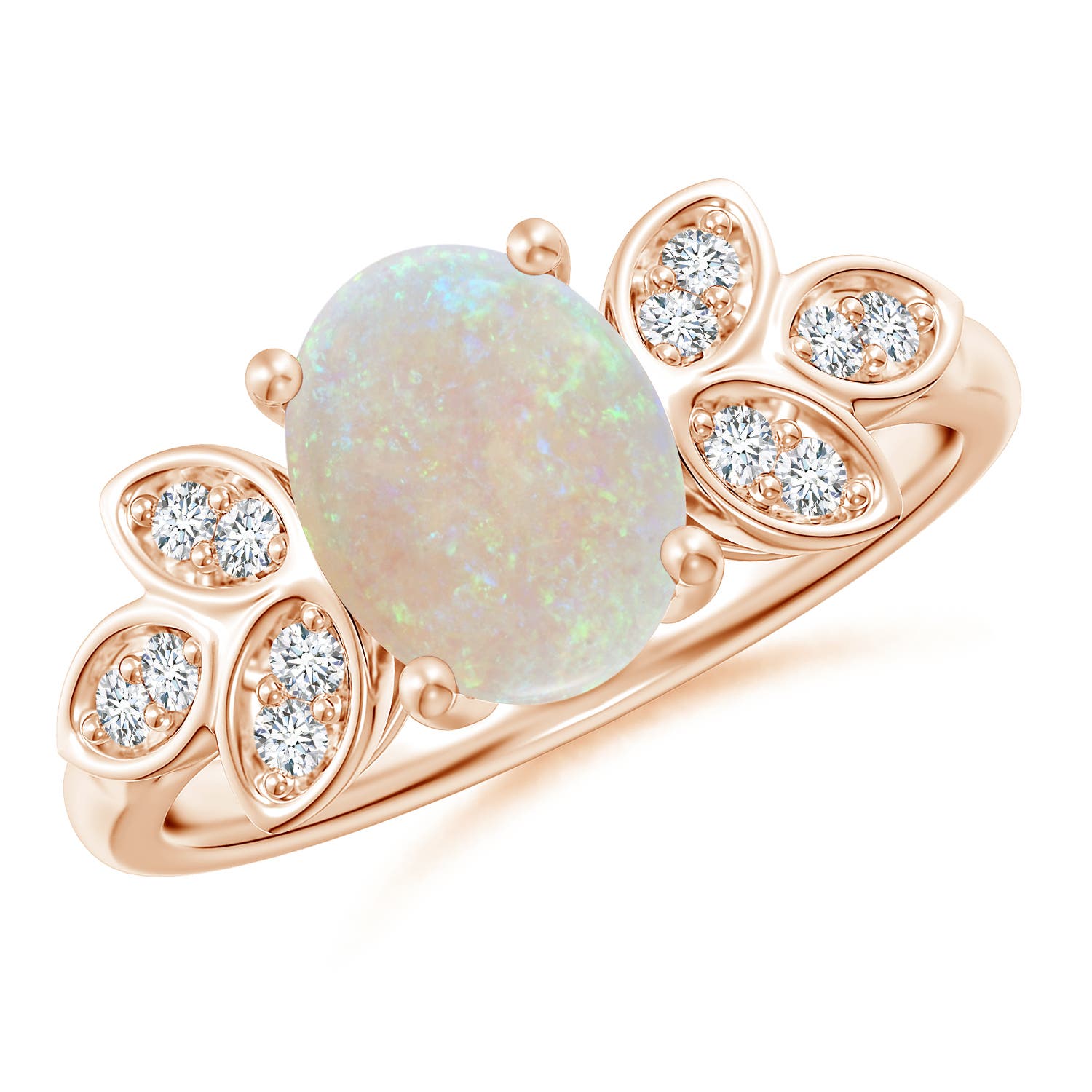 AA - Opal / 1.24 CT / 14 KT Rose Gold