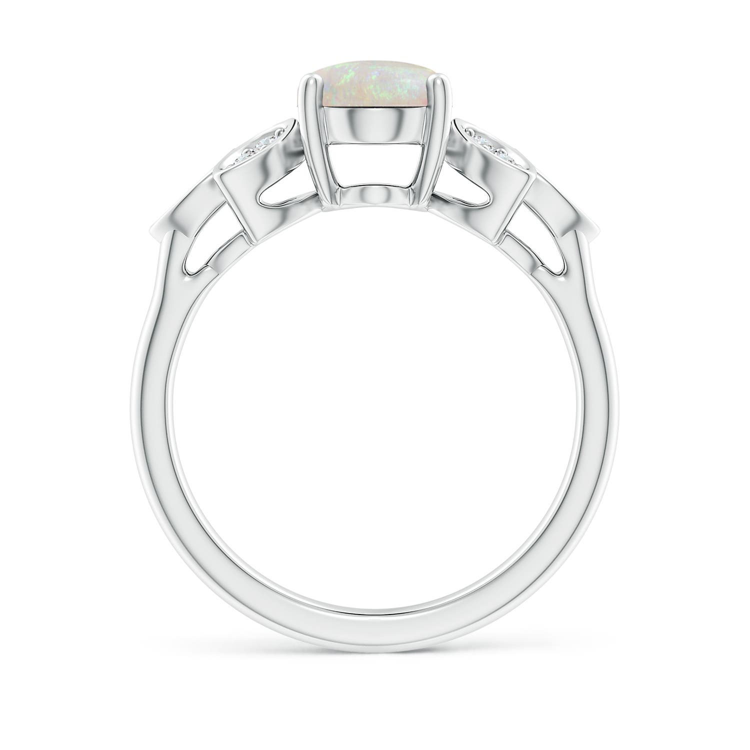 AA - Opal / 1.24 CT / 14 KT White Gold