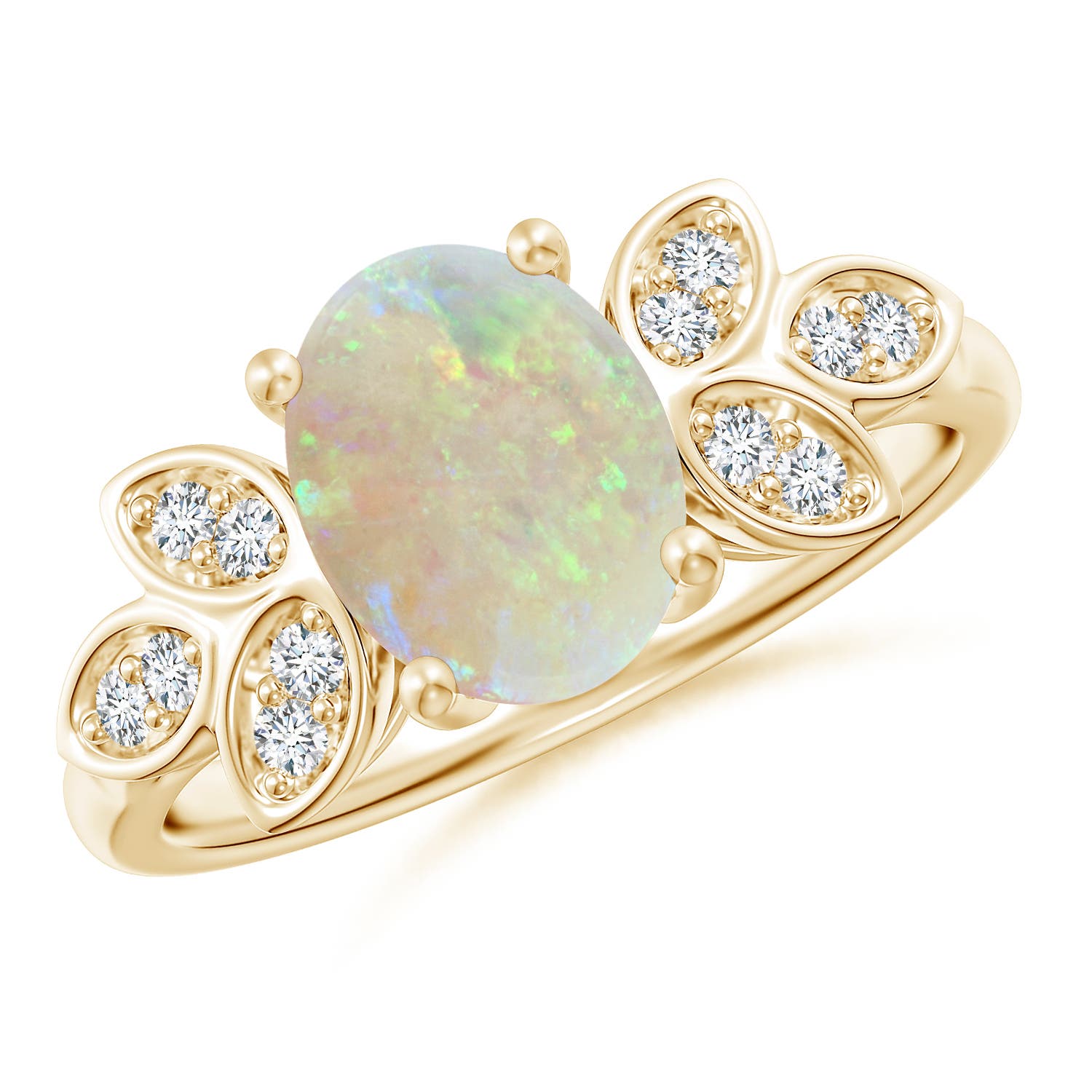 AAA - Opal / 1.24 CT / 14 KT Yellow Gold