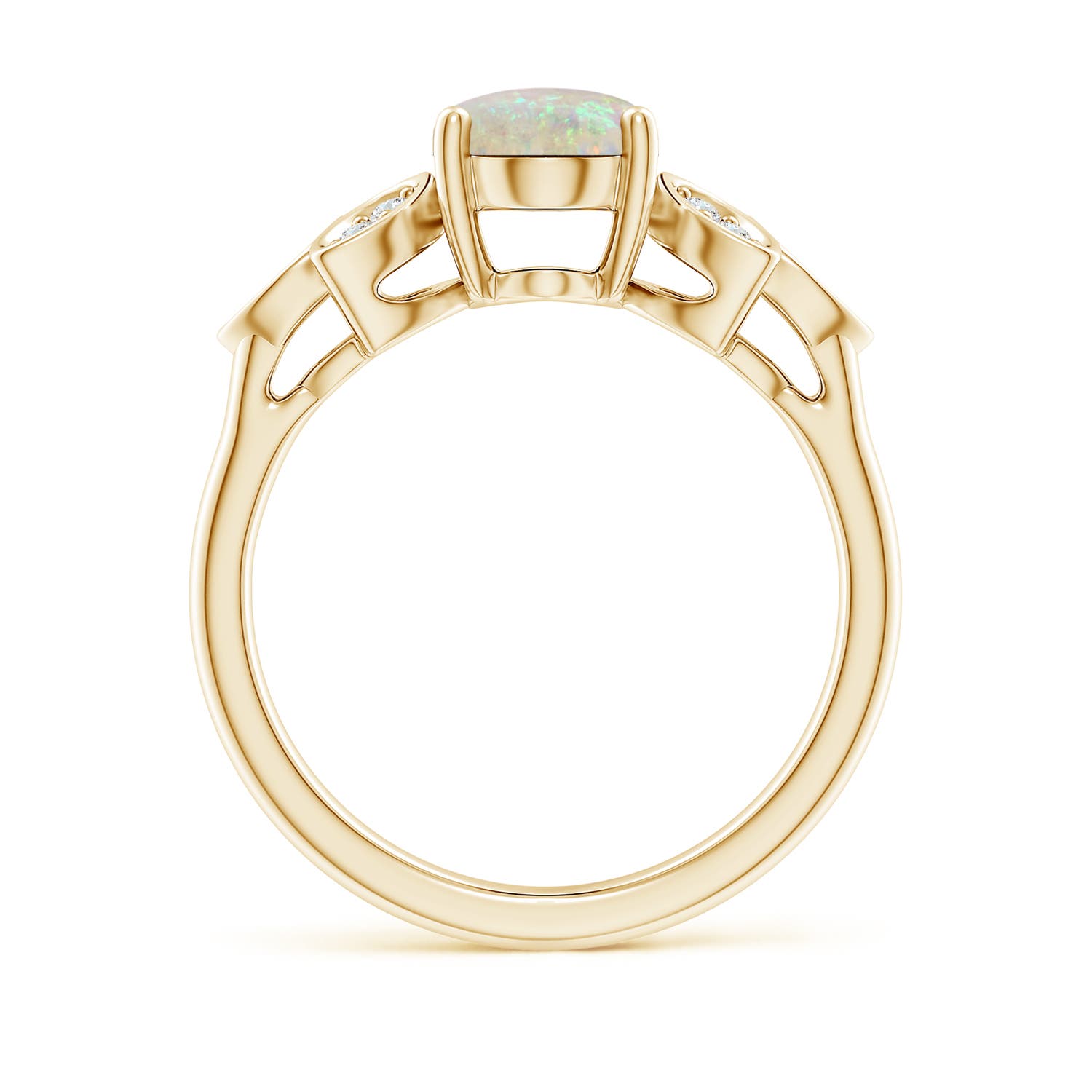 AAA - Opal / 1.24 CT / 14 KT Yellow Gold