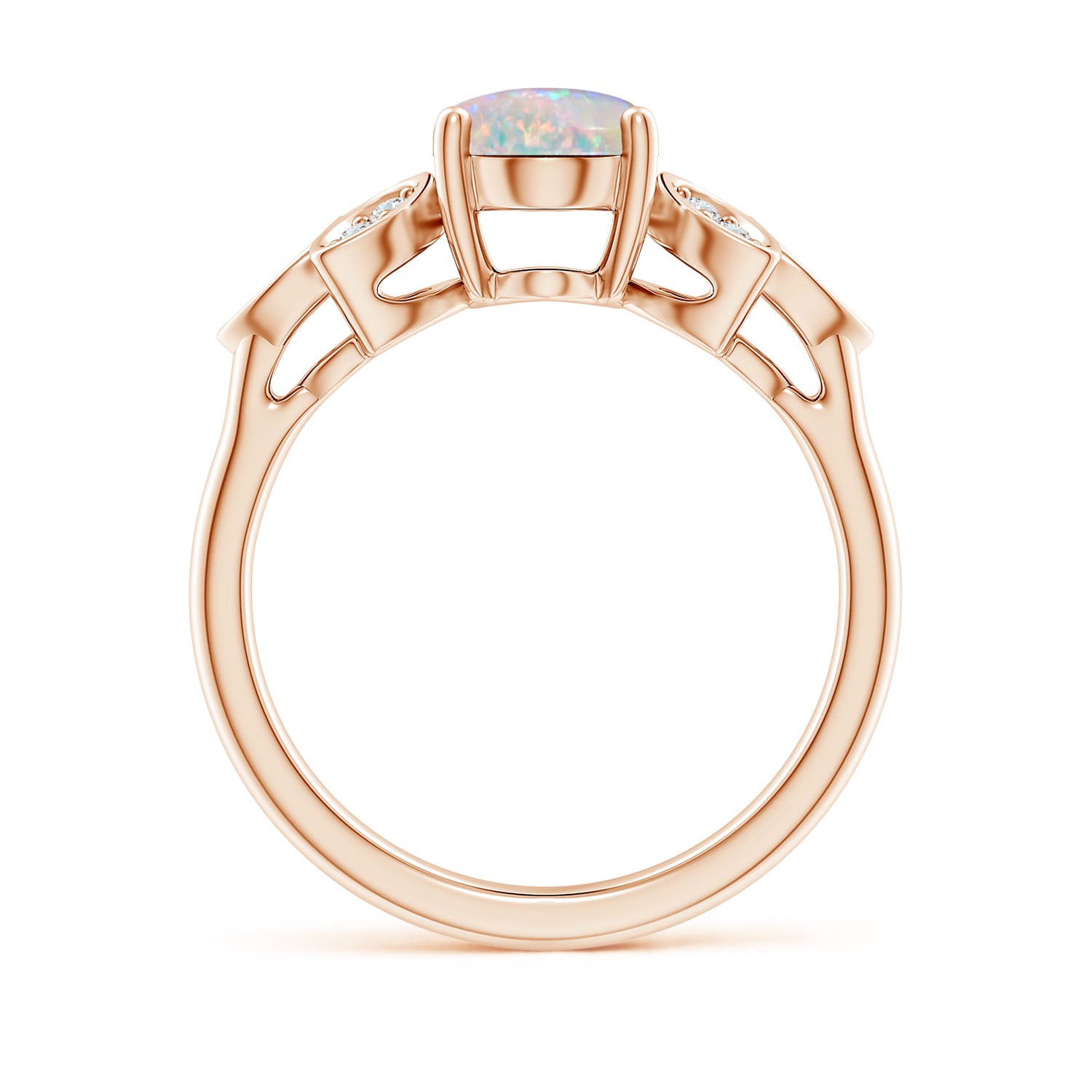 AAAA - Opal / 1.24 CT / 14 KT Rose Gold