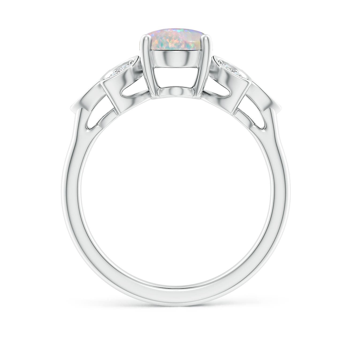 AAAA - Opal / 1.24 CT / 14 KT White Gold