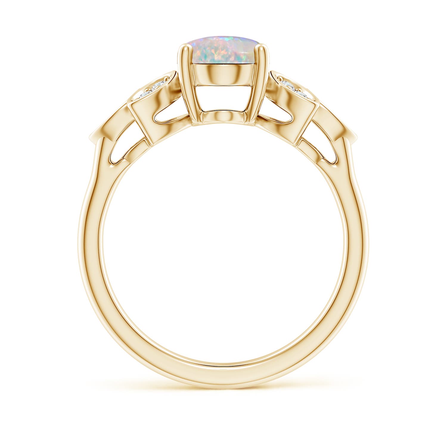 AAAA - Opal / 1.24 CT / 14 KT Yellow Gold