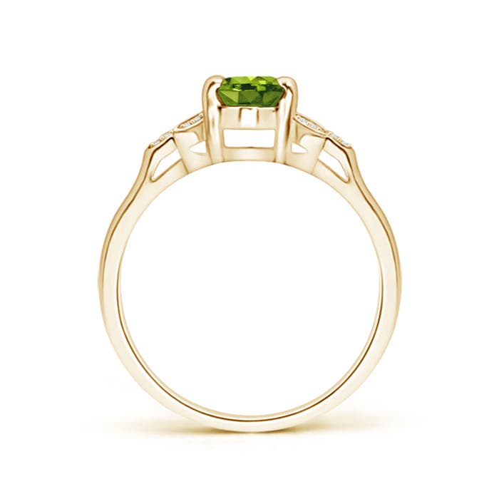 AAAA - Peridot / 0.95 CT / 14 KT Yellow Gold