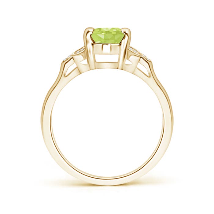 A - Peridot / 1.47 CT / 14 KT Yellow Gold