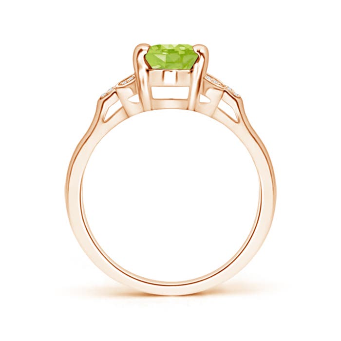 AA - Peridot / 1.47 CT / 14 KT Rose Gold