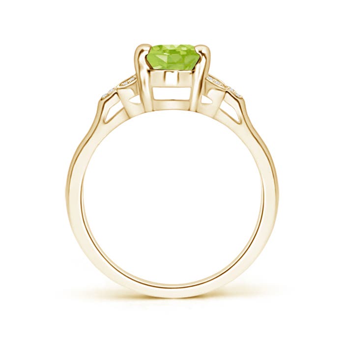 AA - Peridot / 1.47 CT / 14 KT Yellow Gold